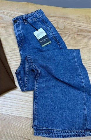 K3777 M.POLO WİDE FİT MAVİ JEAN