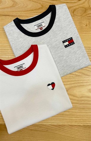 K4021 T.M NAKIŞLI T-SHIRT