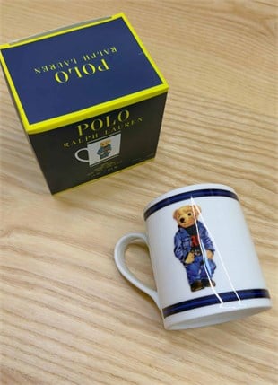 K4556 DENİM TAKIMLI BEAR BASKILI MUG