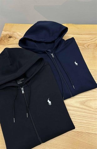 MEN1356 PRL TAM FERMUARLI KAPÜŞONLU PAMUKLU HIRKA