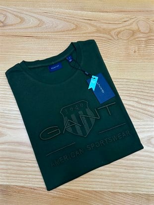 MEN1668 GNT NAKIŞ DETAYLI HAKİ T-SHIRT