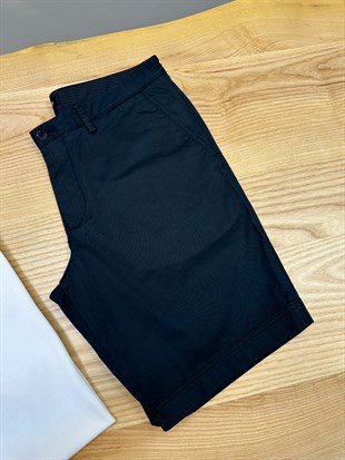 MEN1715 H.BS PAMUKLU SİYAH ŞORT