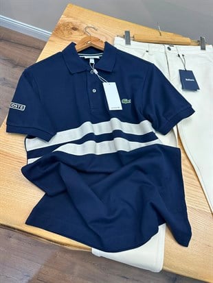 MEN1718 LCS CLASSİC FİT PAMUKLU LACİVERT POLO T-SHIRT