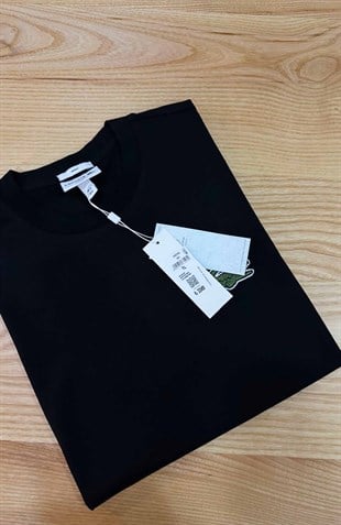 MEN1720 LCS LOOSE FİT SİYAH T-SHIRT