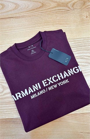 MEN1947 A.X ÖN/ARKA BASKILI MÜRDÜM T-SHIRT