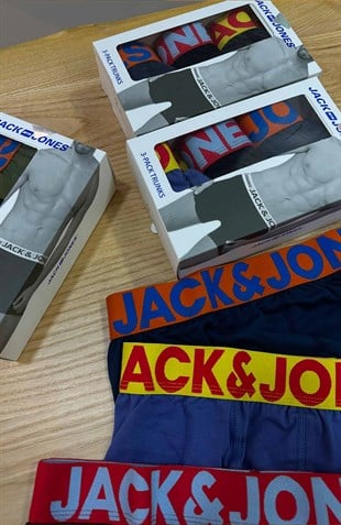 MEN2003 J.J 3'LÜ KARMA RENK BOXER