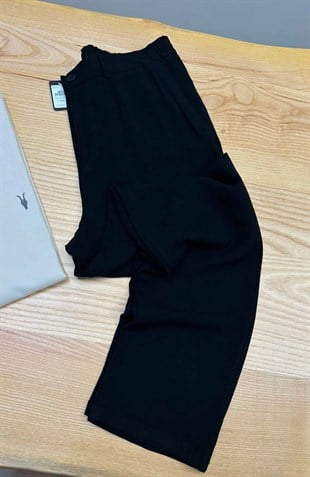 MEN2017 N.WRK PAMUK KETEN SİYAH PANTOLON