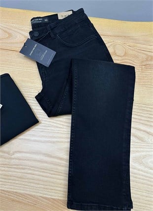 MEN2186 S.ONE LİKRALI SİYAH JEAN