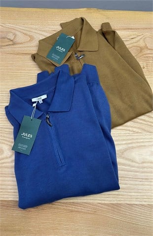 MEN2200 J.LS YARIM FERMUARLI İNCE UZUN KOL TRİKO