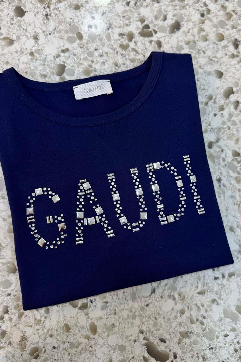 C1408 GAUDI LACİVERT UZUN KOLLU T-SHIRT