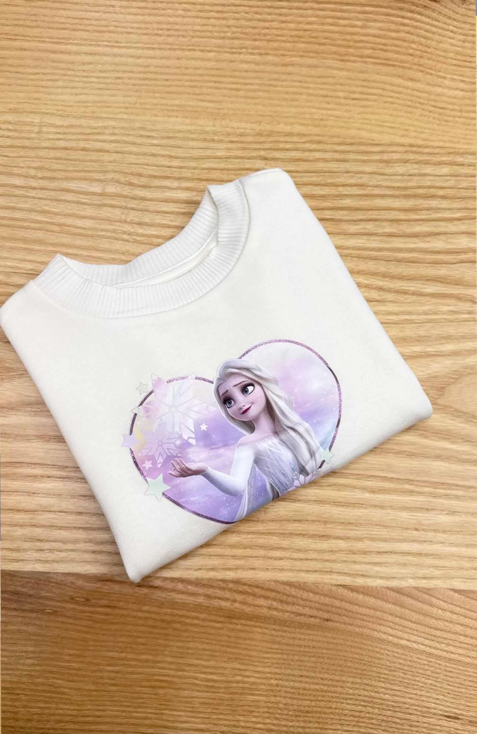 C2089 ELSA BASKILI KREM SWEAT