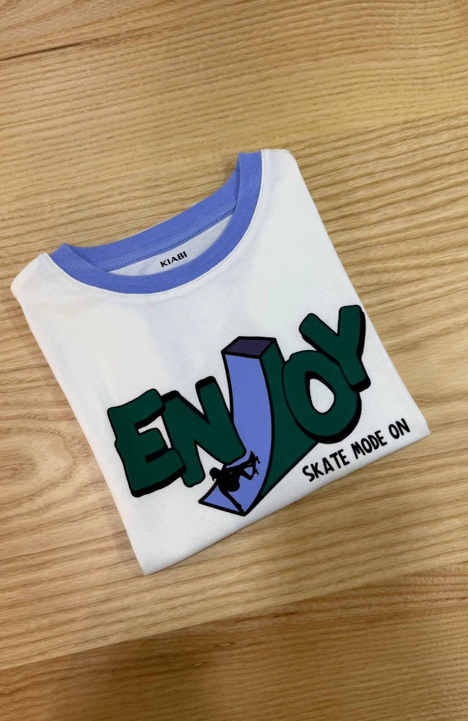 C2180 KI.ABI KADİFE BASKILI UZUN KOL T-SHIRT