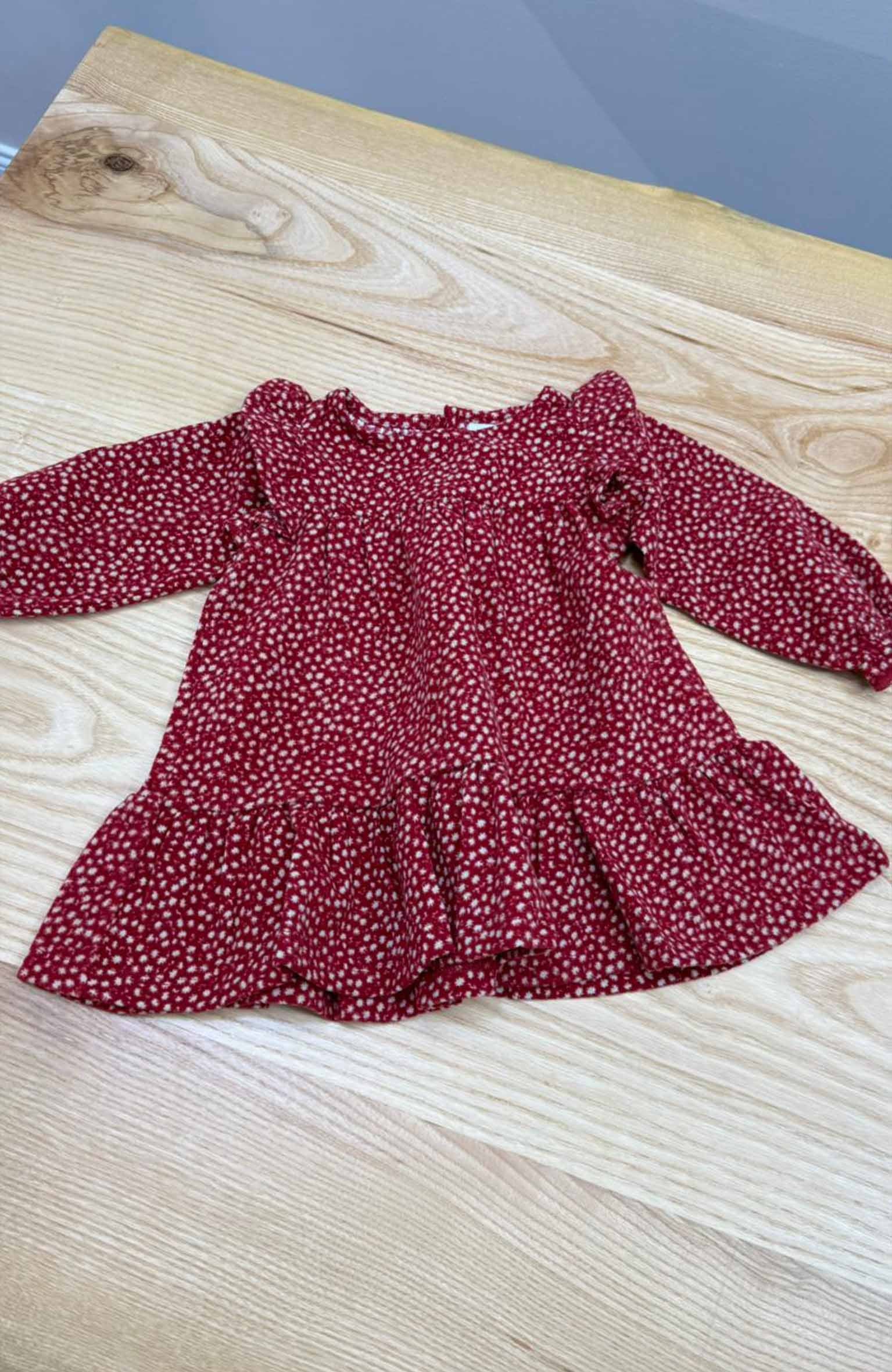 C2191 PAZEN KUMAŞ BORDO ELBİSE
