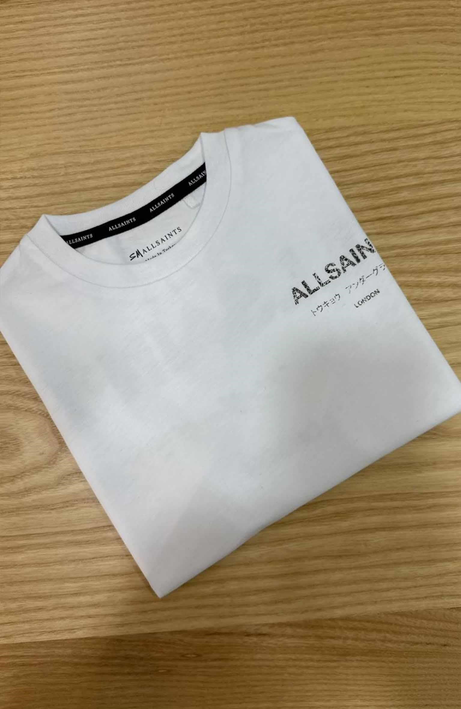 C2273 ALL S. ANİMAL SIRT BASKI DETAYLI BEYAZ T-SHIRT
