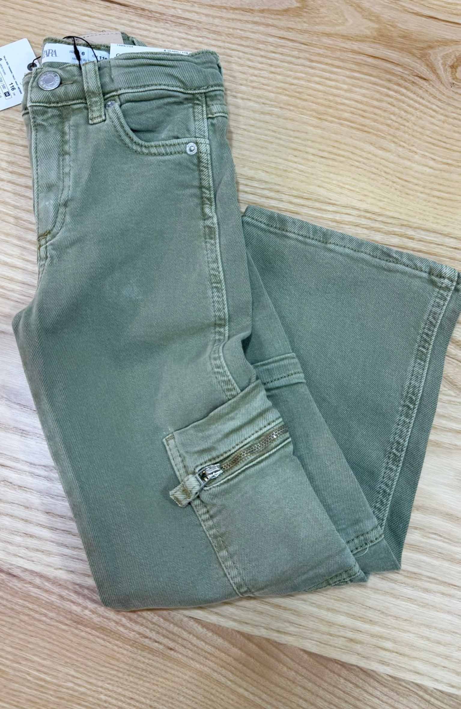 C2311 ZR KARGO CEPLİ YEŞİL PANTOLON