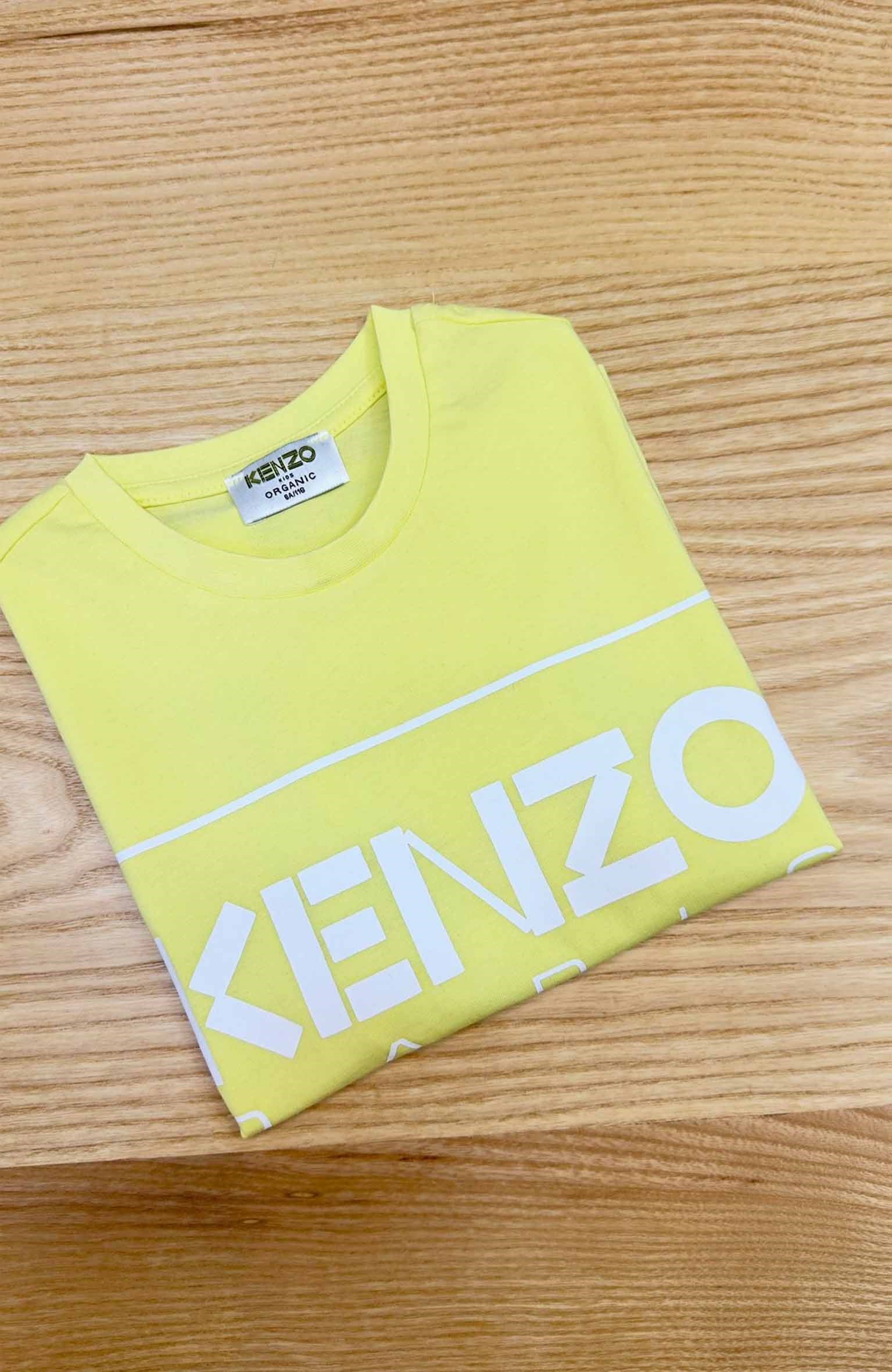 C2329 KNZ BASKILI SARI T-SHIRT