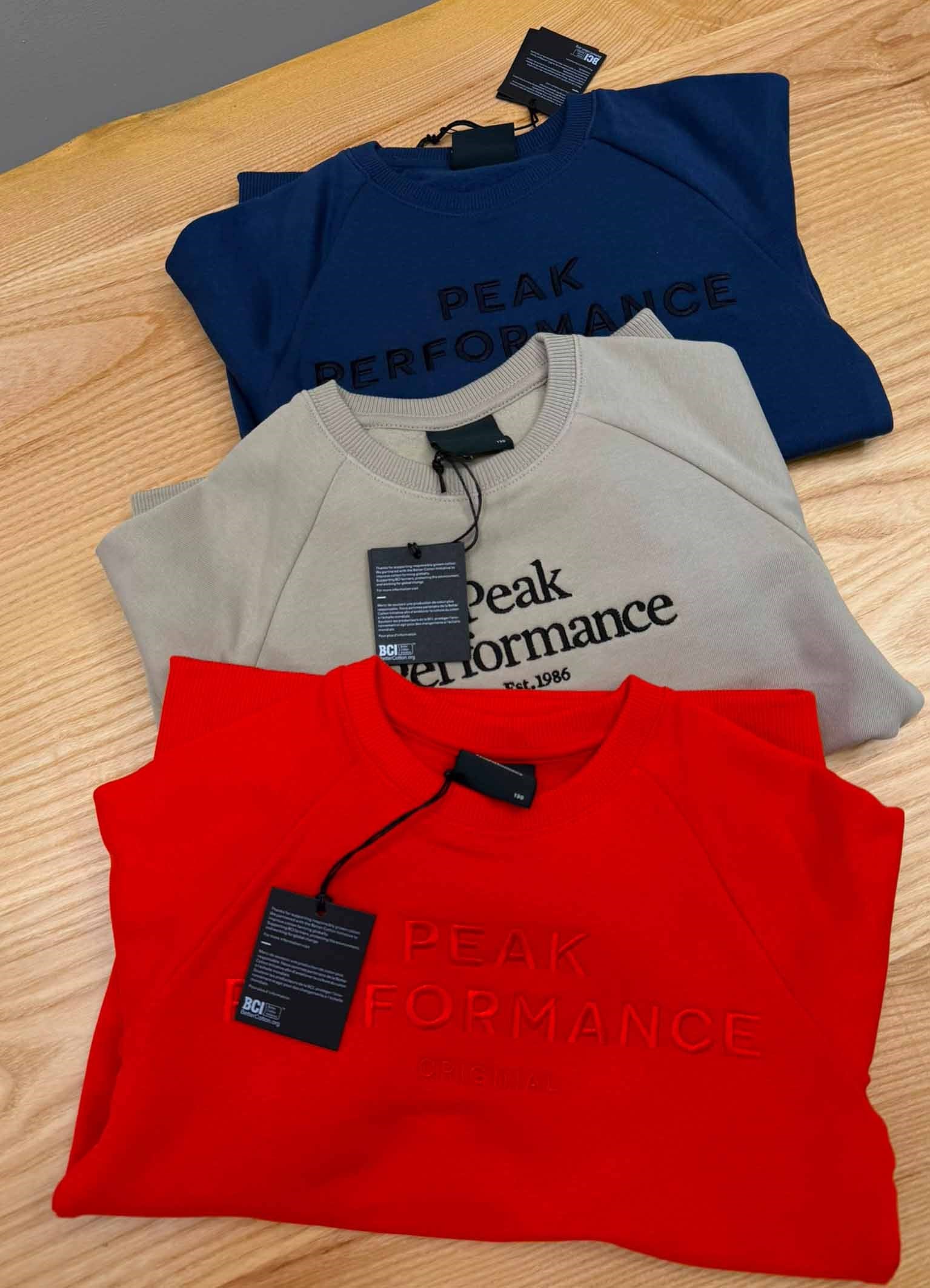 C2521 P.P NAKIŞLI BİSİKLET YAKA SWEAT
