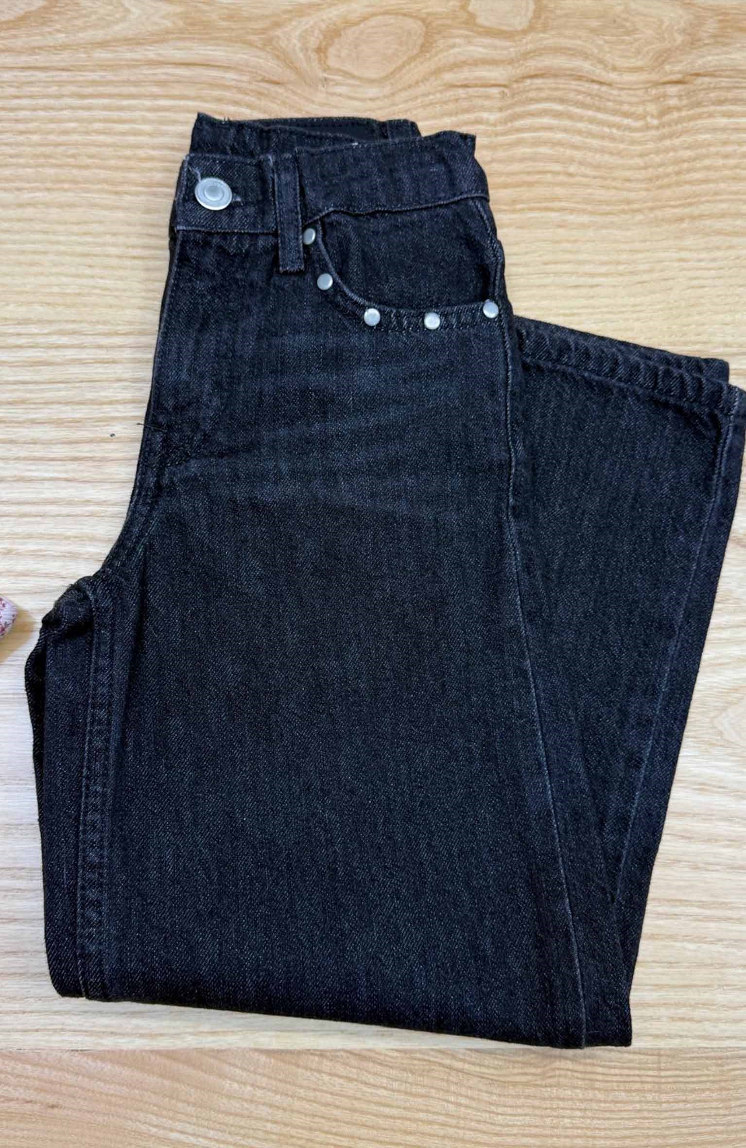 C2807 ZR DROP DETAYLI SİYAH JEAN
