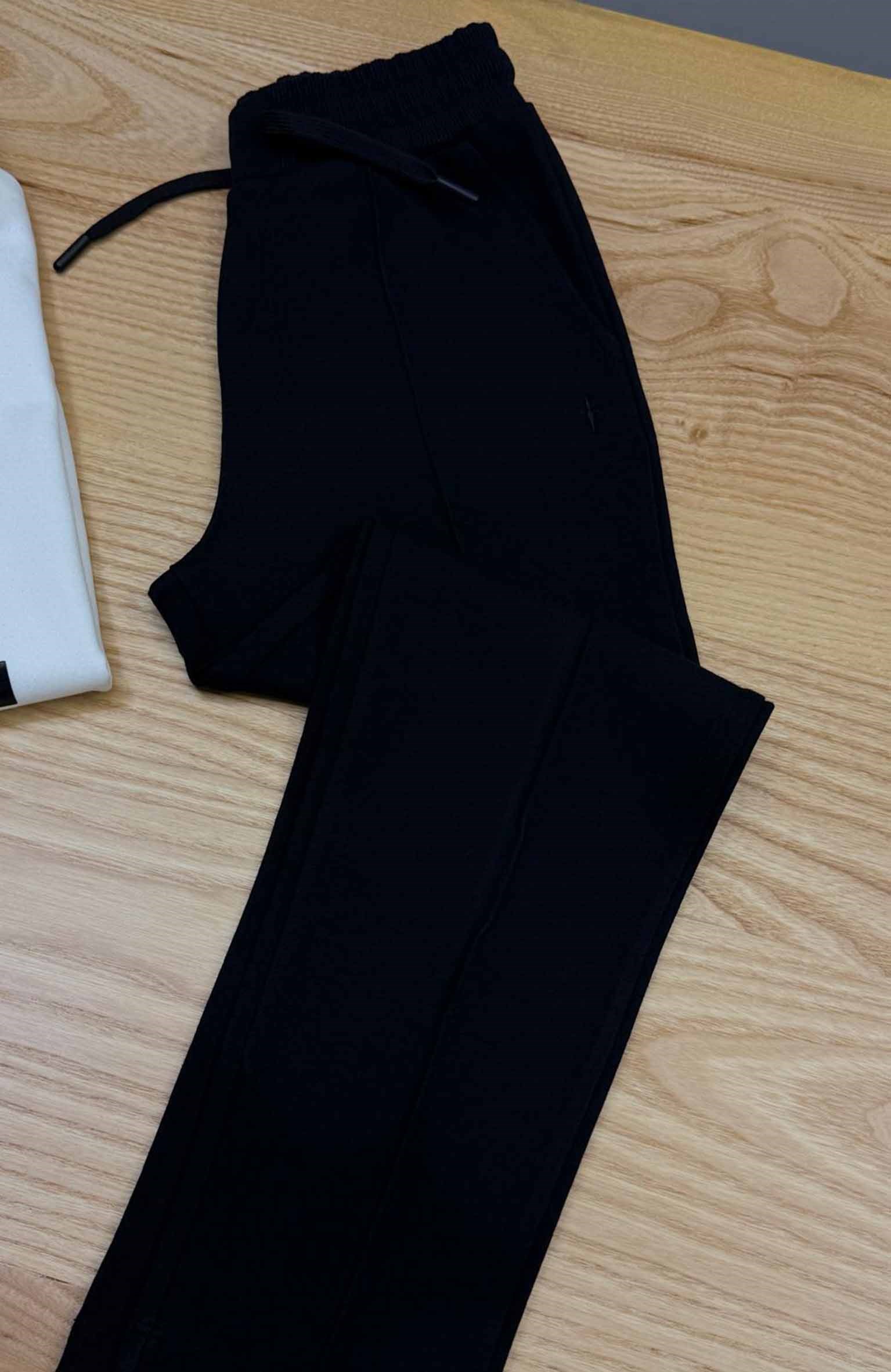 C2826 PACOTTI SİYAH PAMUKLU PANTOLON