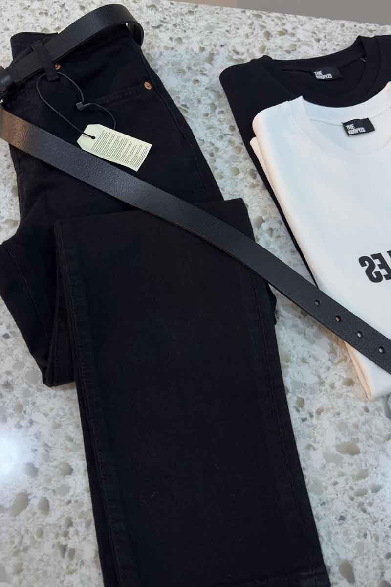 K2262 LVS  STRAIGHT SİYAH PANTOLON