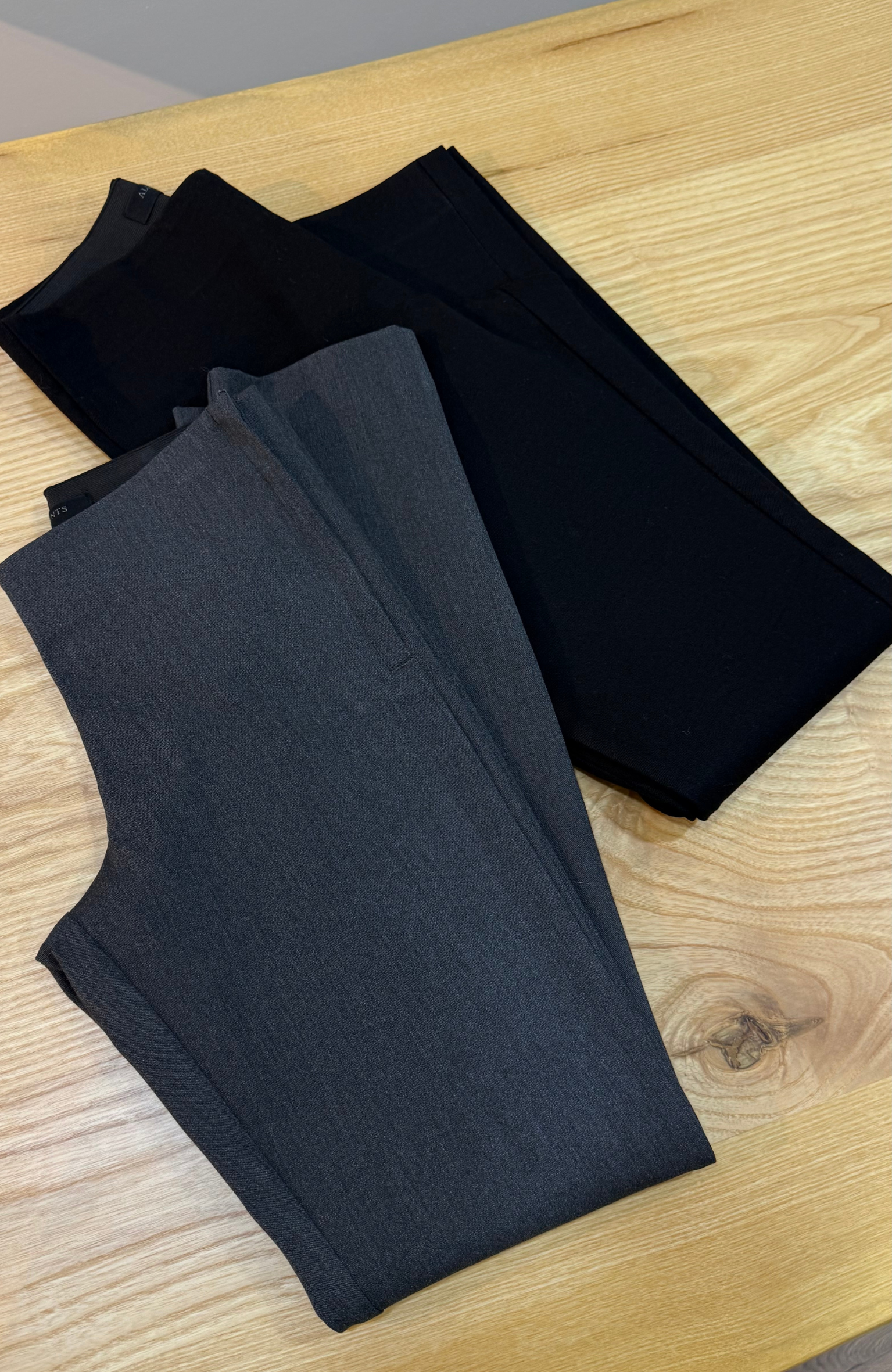 K3115 ALL S. YANDAN FERMUARLI BELİ LASTİKLİ KUMAŞ PANTOLON