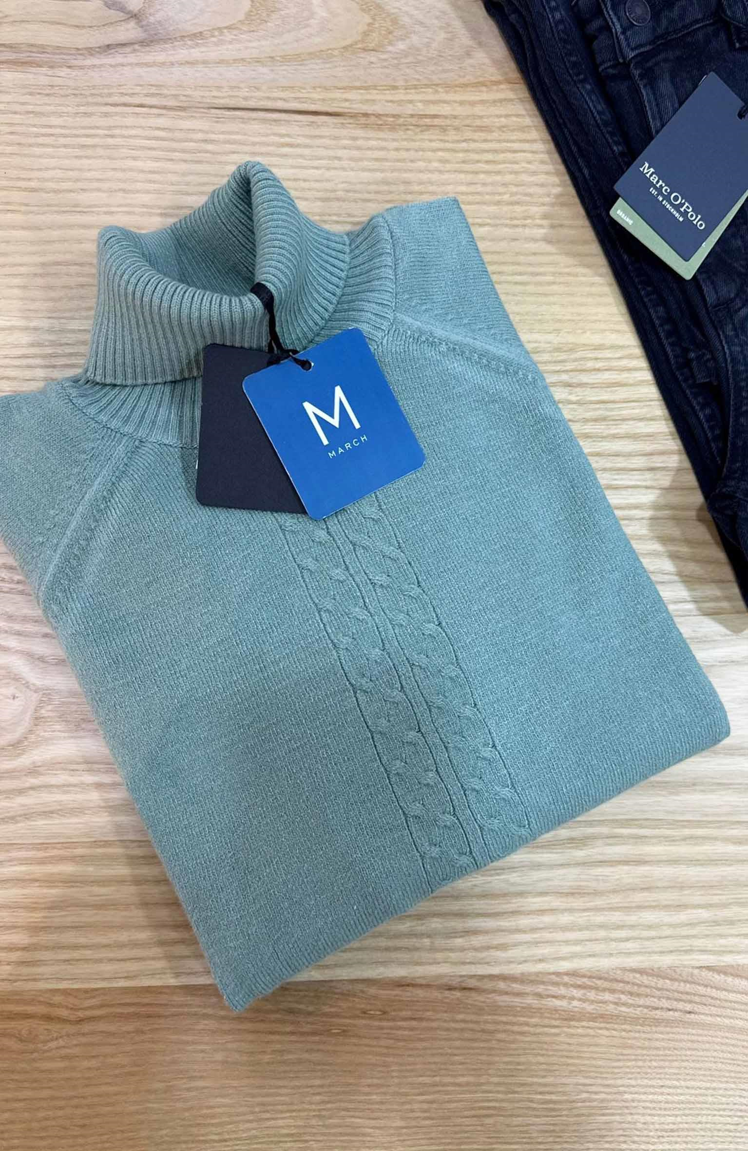 K3399 MRCH MİNT BALIKÇI TRİKO 