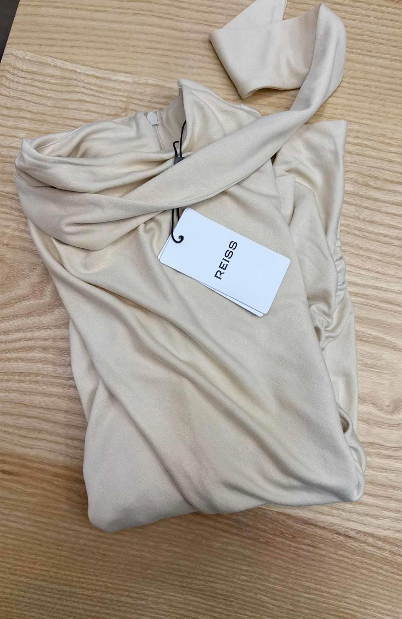 K3428 RE.IS DRAPE DETAYLI VANİLYA BLUZ