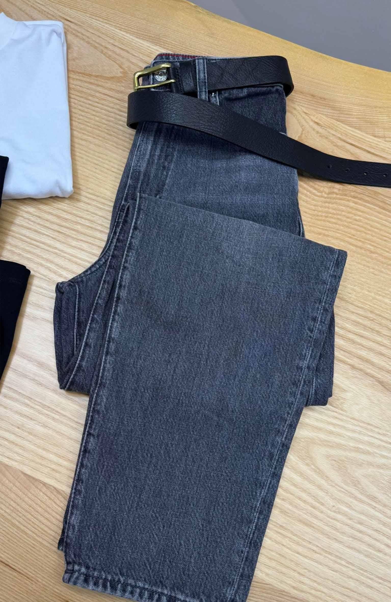 K3478 ANTRASİT TAŞLAMALI LİKRASIZ ANKLE BALLON JEAN
