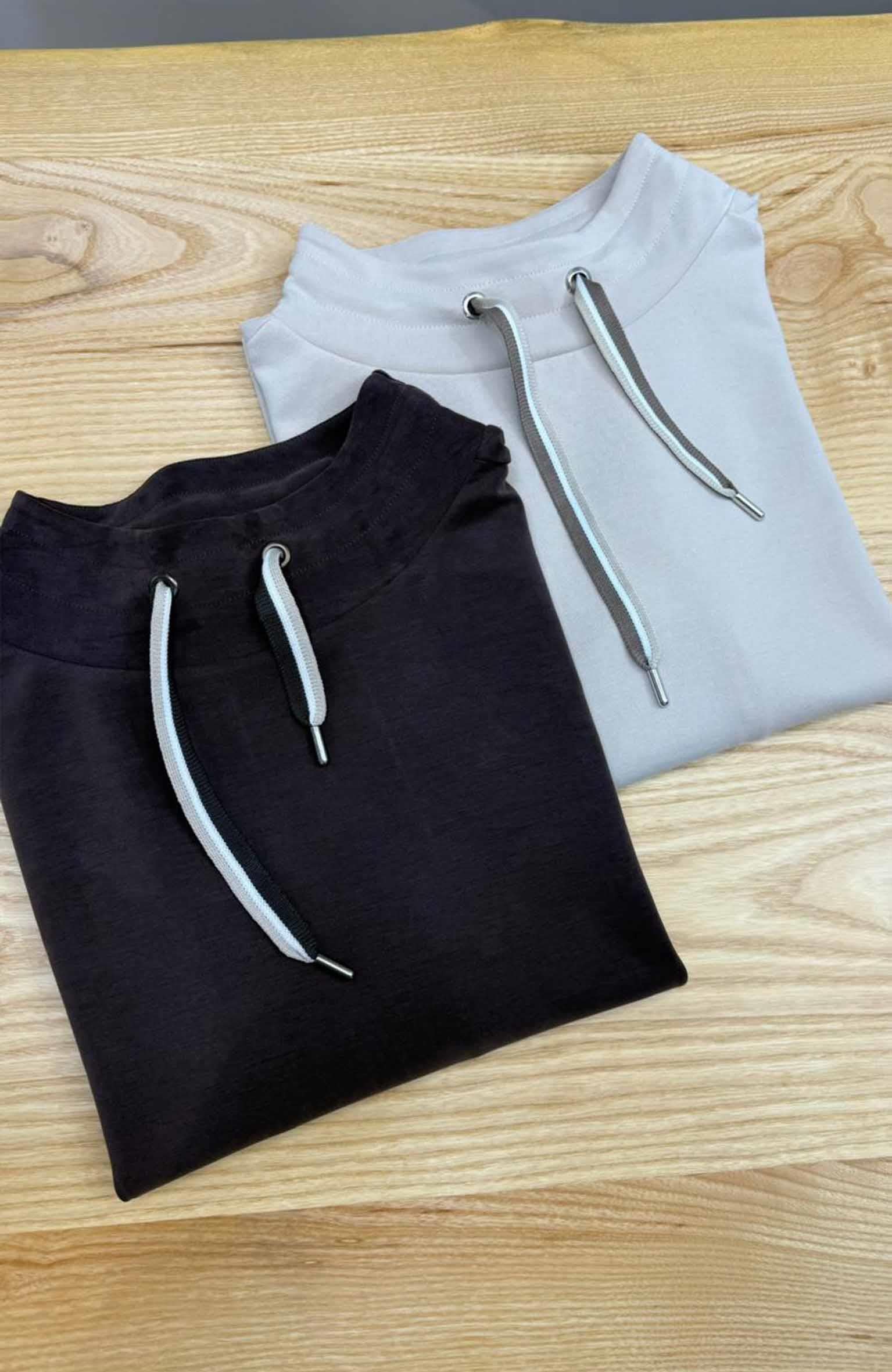 K3527 S.ONE DİK YAKA MODAL SWEAT