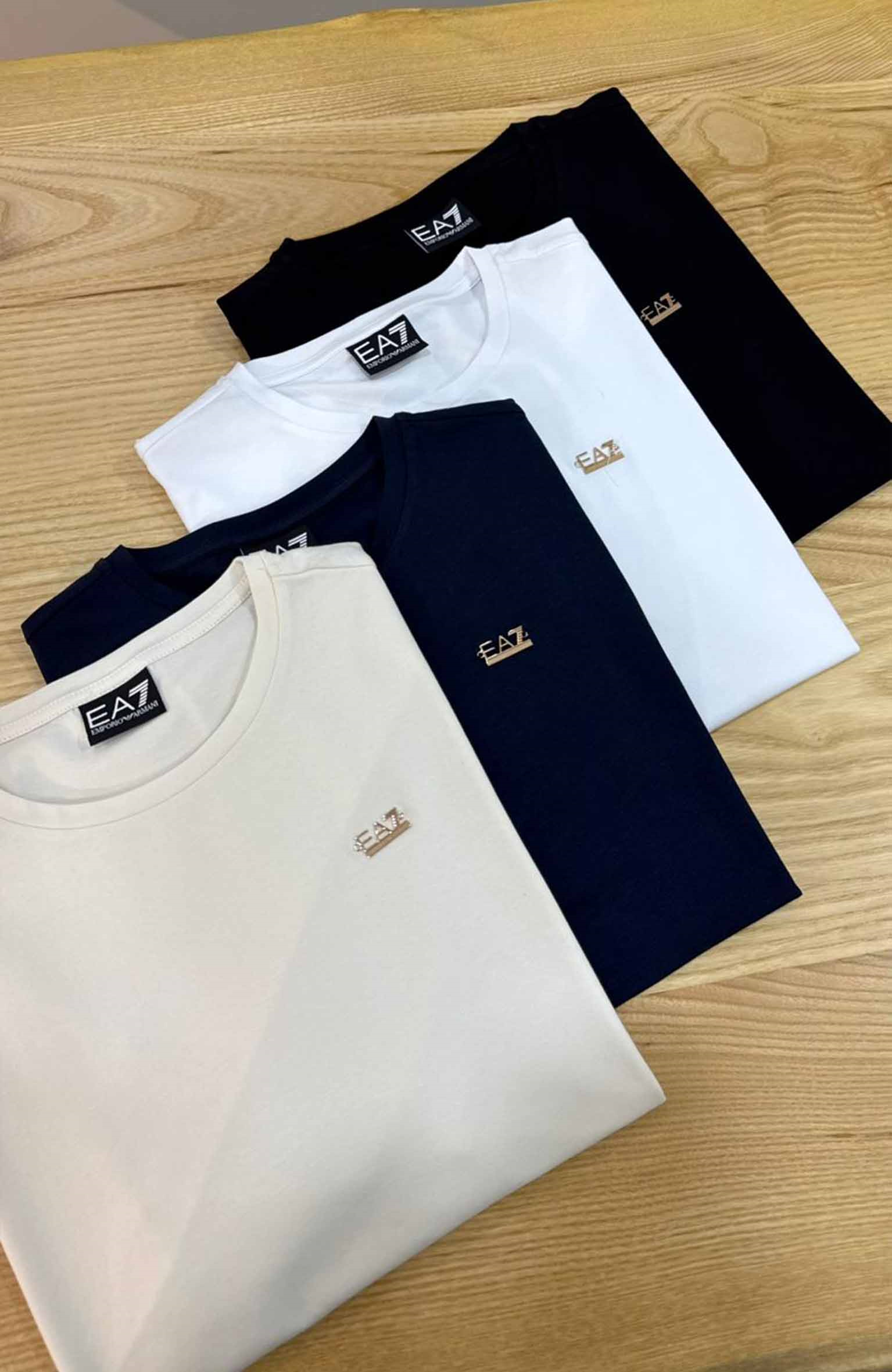 K3594 E.A METAL ARMALI T-SHIRT