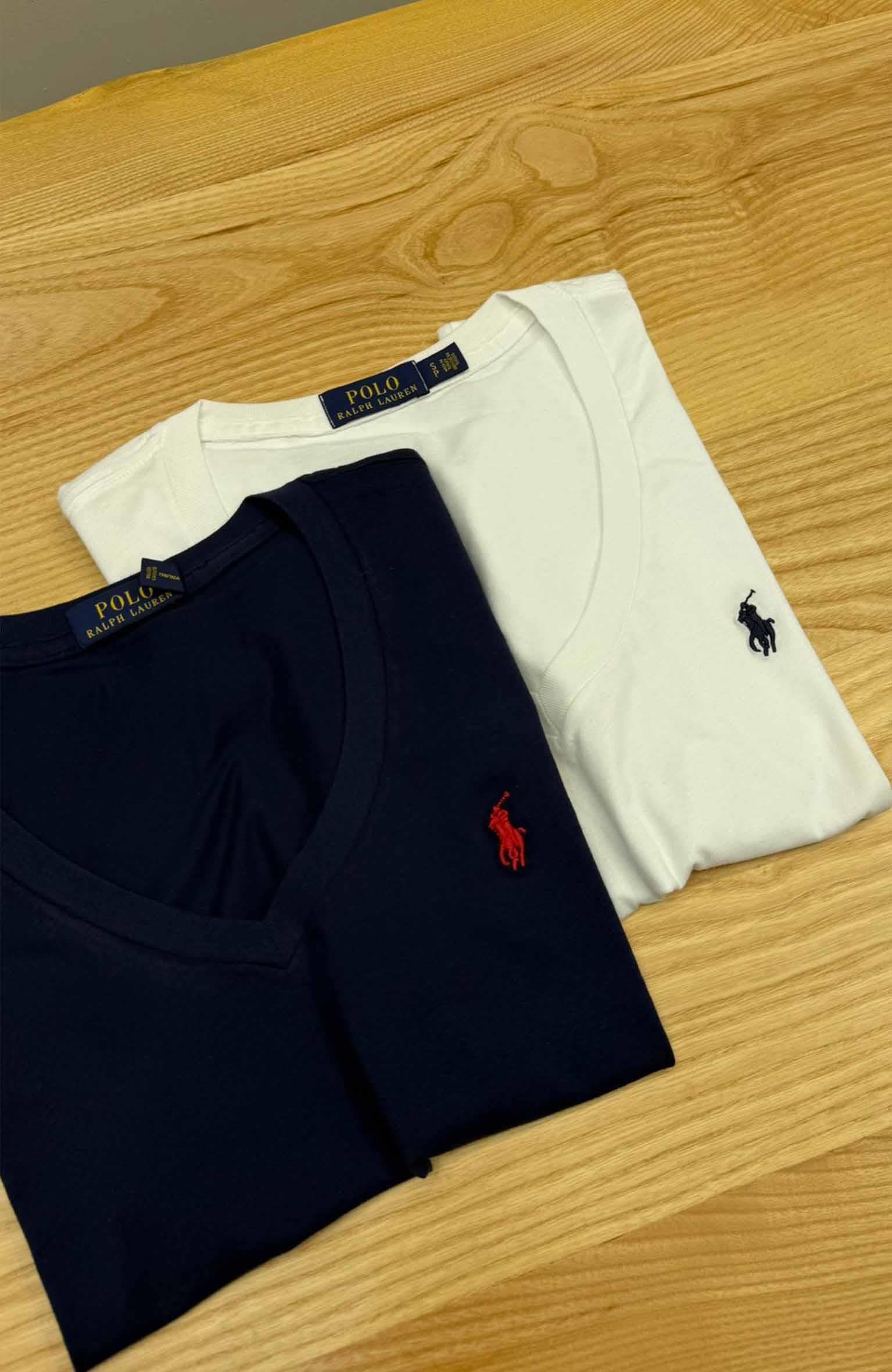 K3757 PRL V YAKA T-SHIRT