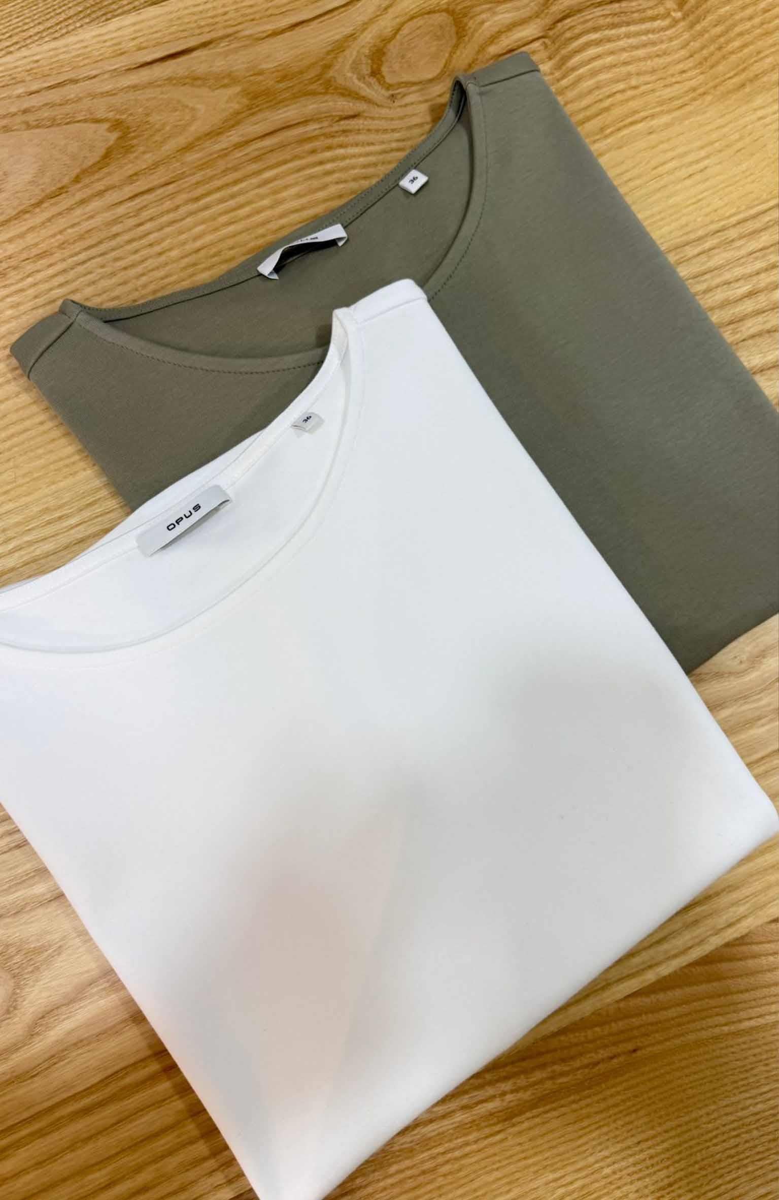 K3767 O.PUS DÜŞÜK KOL LİKRALI T-SHIRT