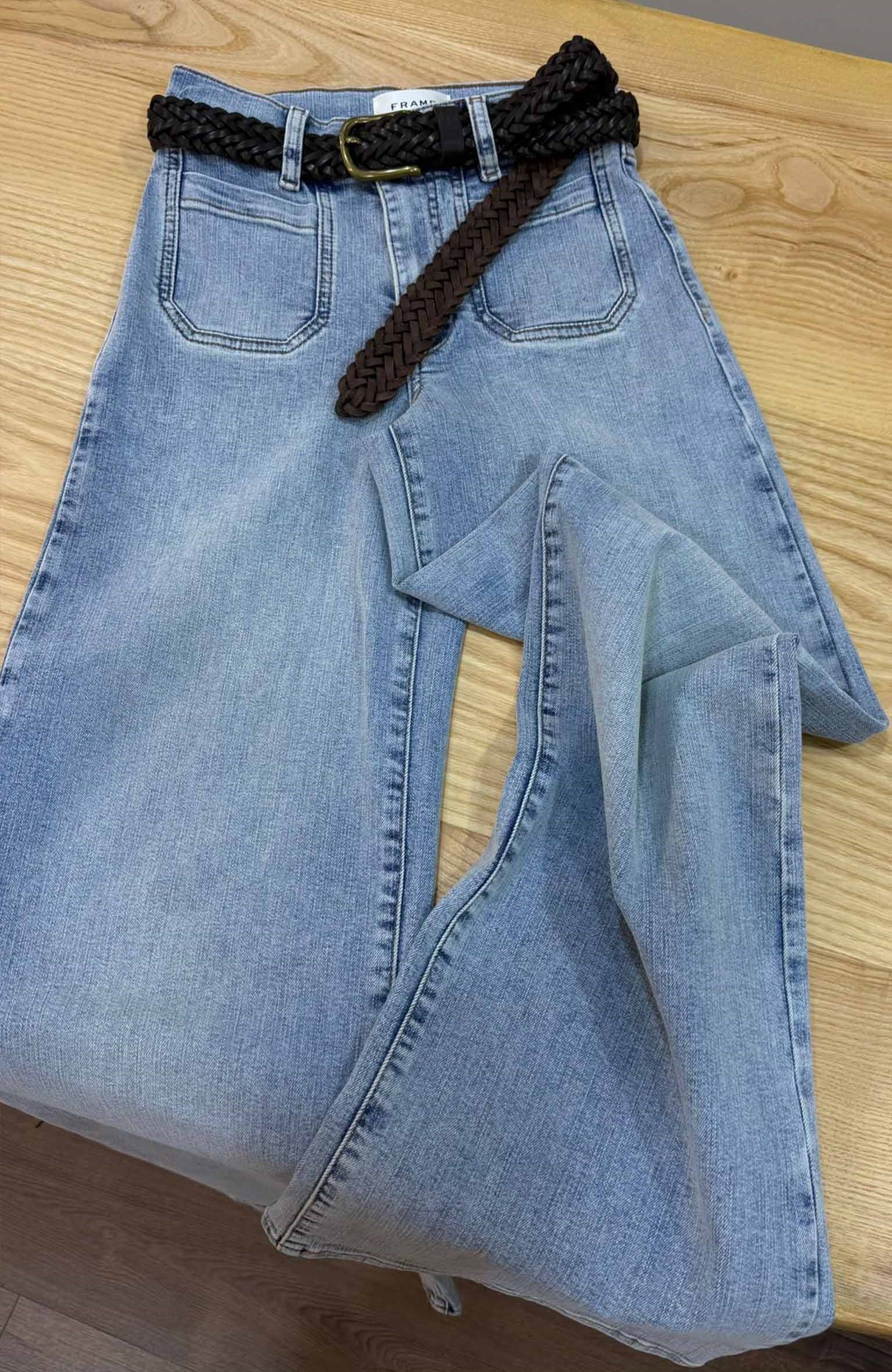 K3820 FRME LE SLİM PALAZZO MAVİ JEAN