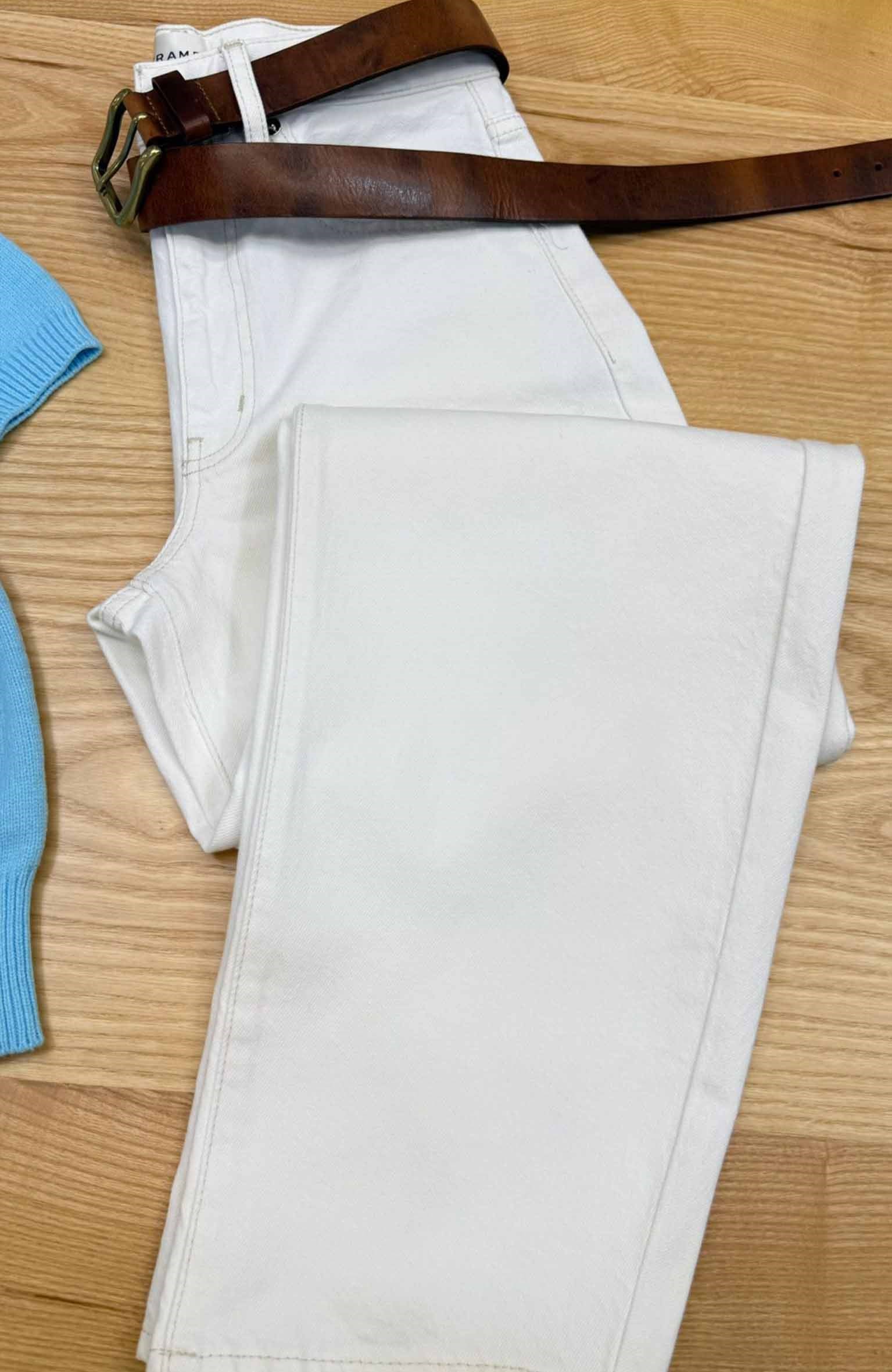 K3823 FRME BUBLE EKRU PANTOLON