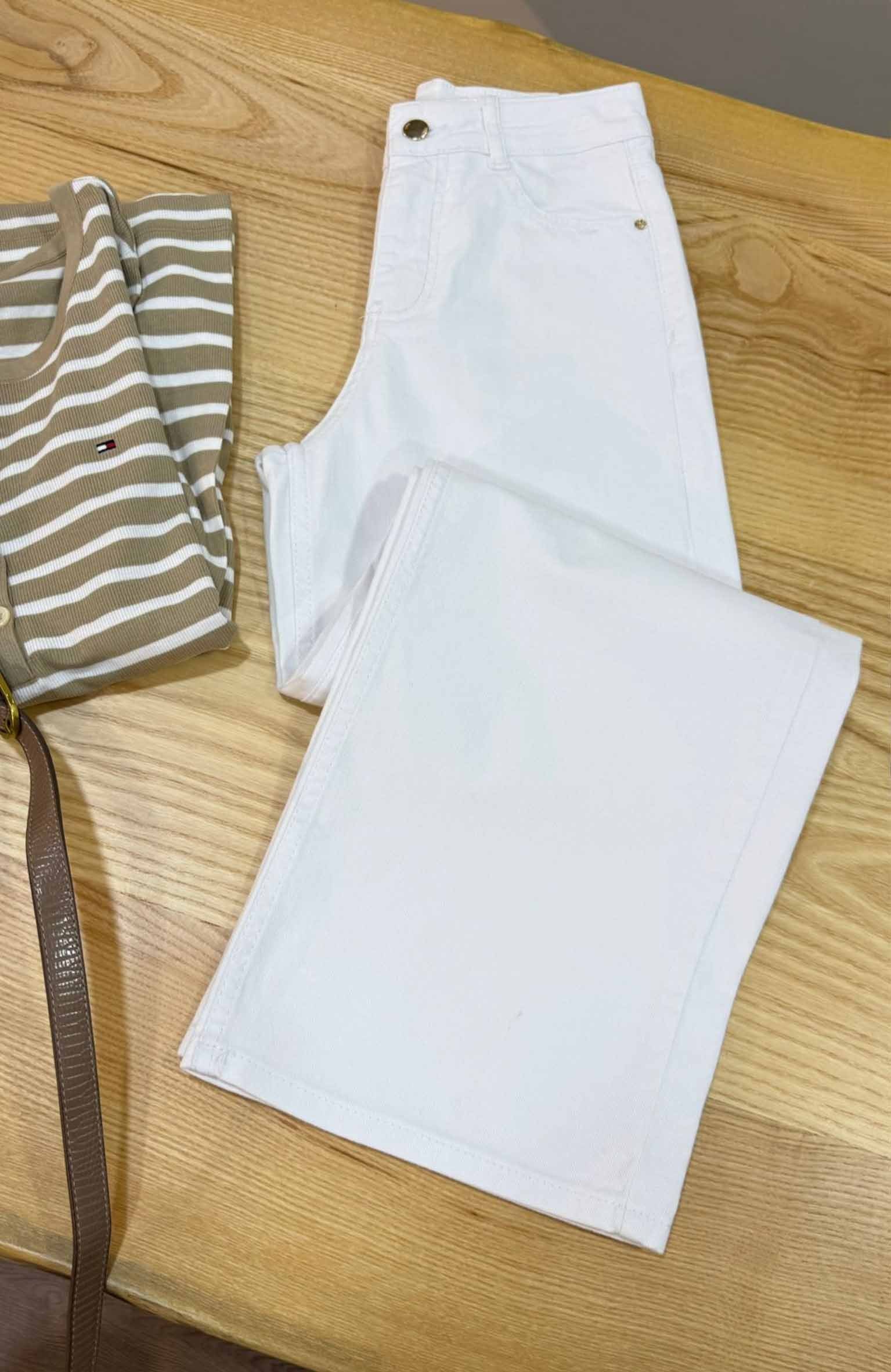 K3866 Z. BEYAZ CROP JEAN