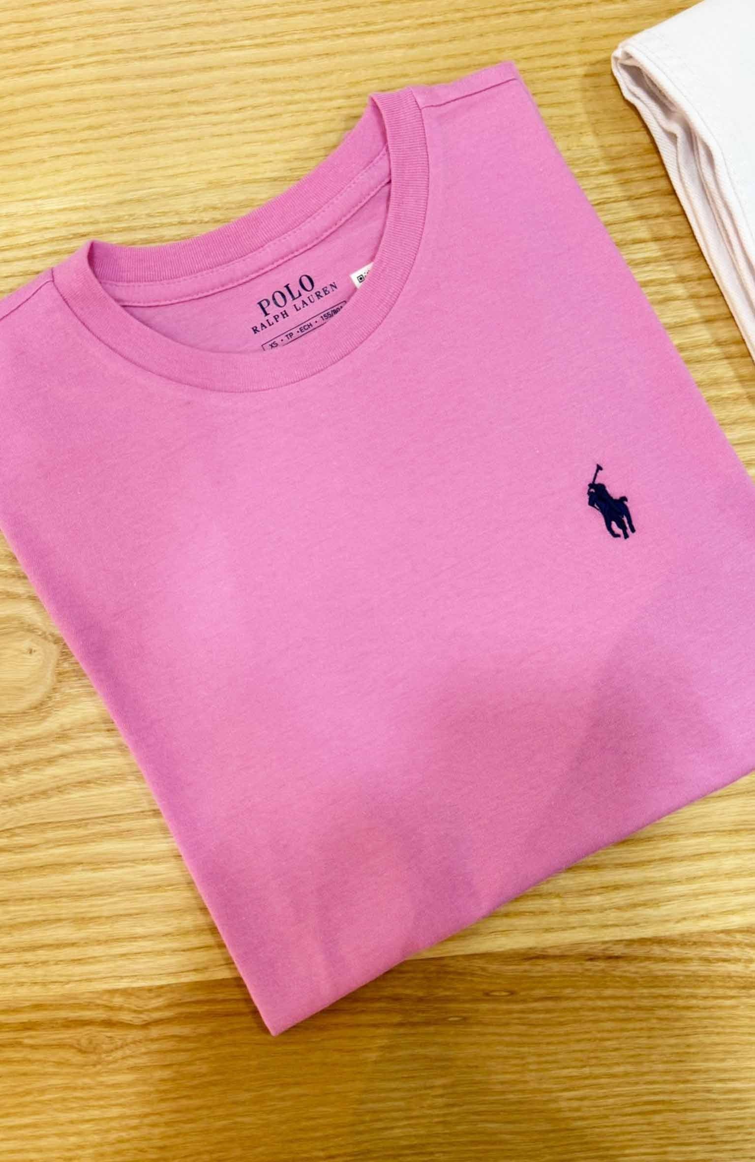 K3868 PRL PAMUKLU PEMBE T-SHIRT