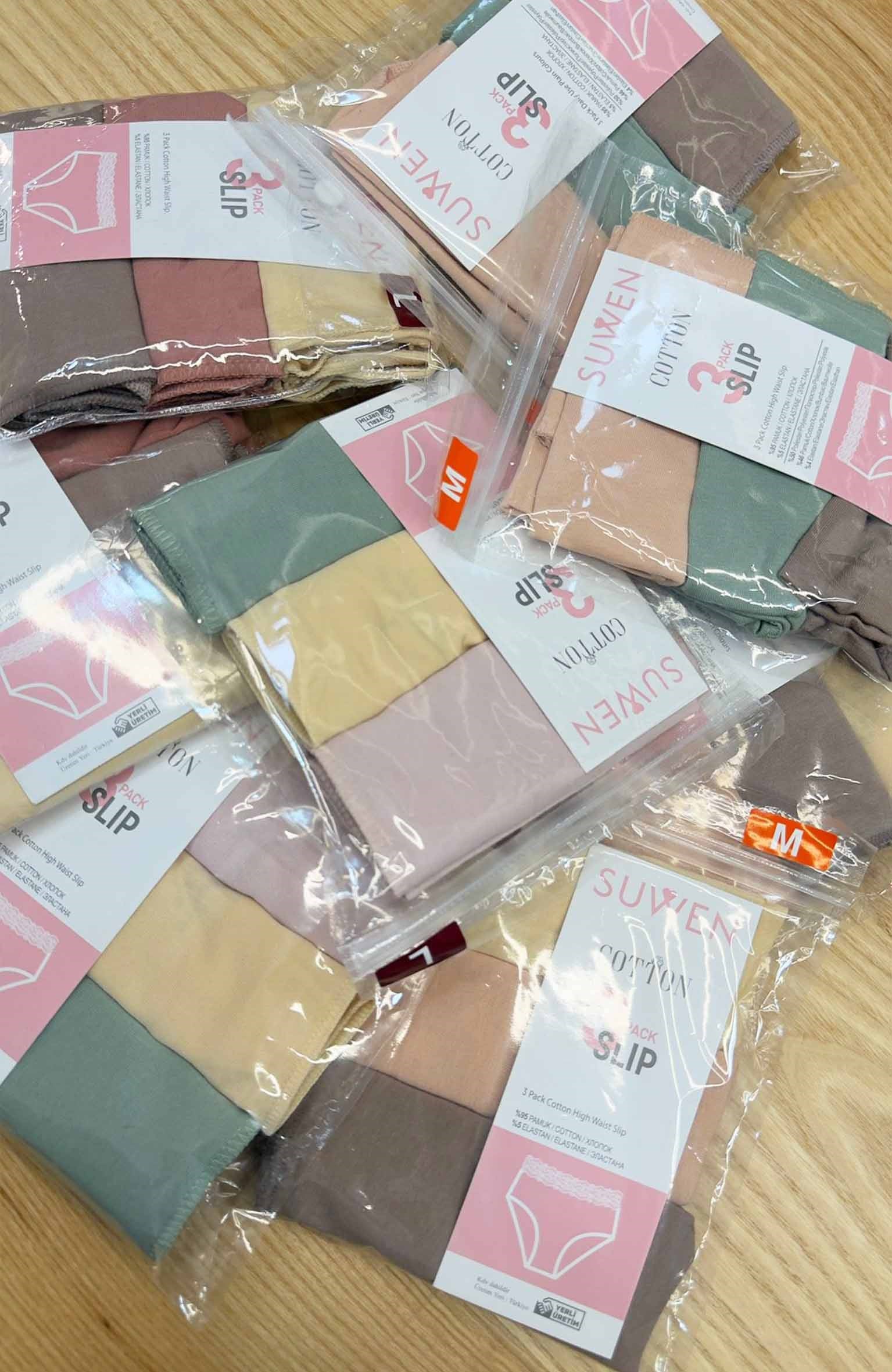 K3907 S.W 3 'LÜ KARMA RENK İÇ ÇAMAŞIR