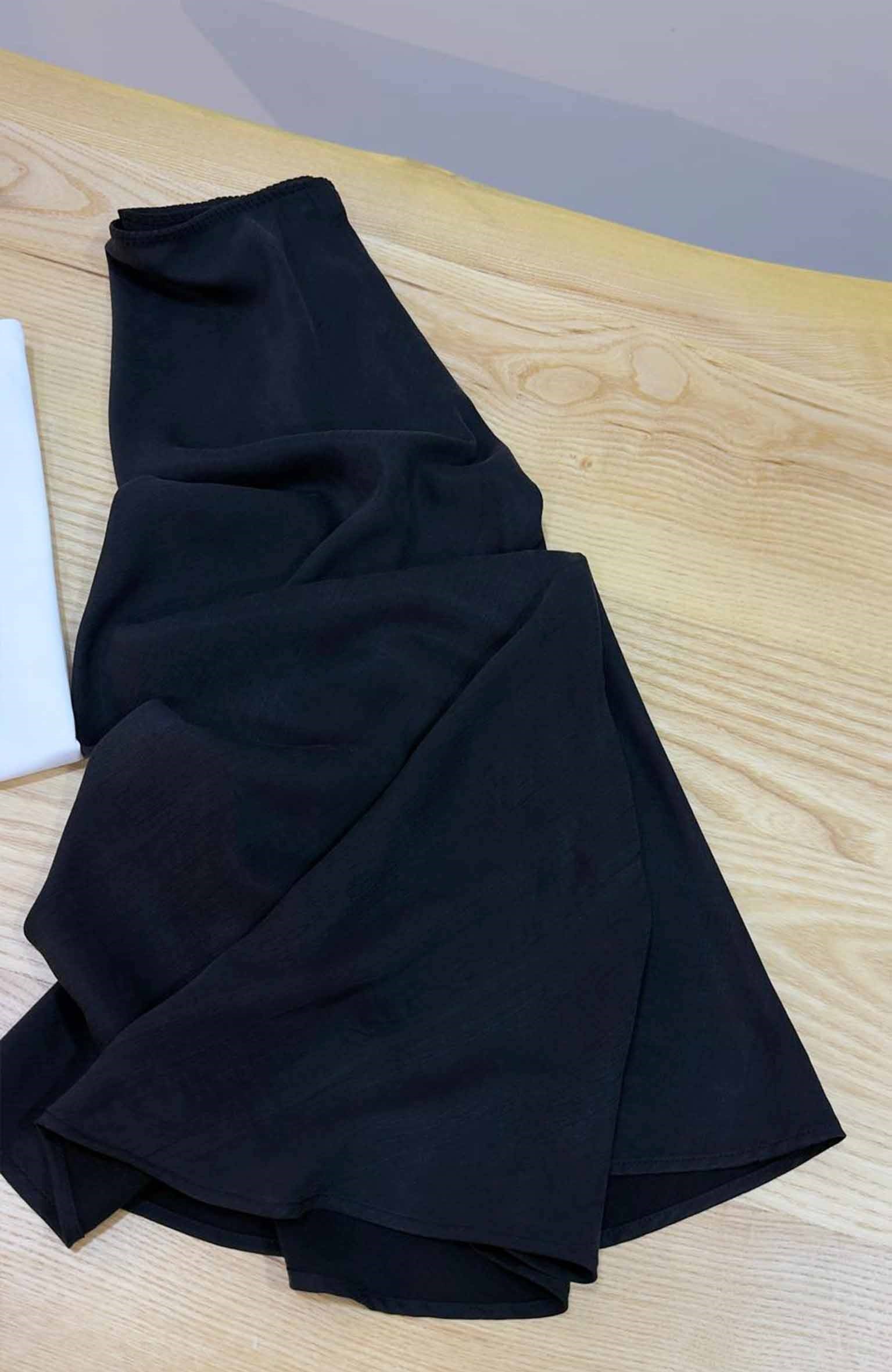 K3960 Z. TENCEL YIKAMALI SİYAH ETEK
