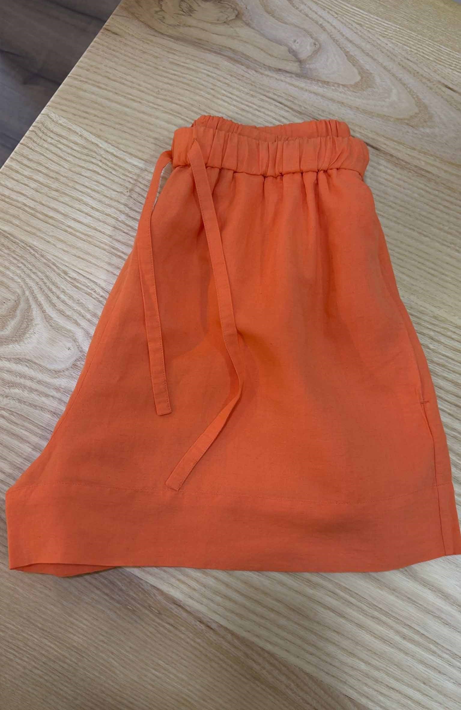 K3995 TURUNCU KETEN ŞORT 