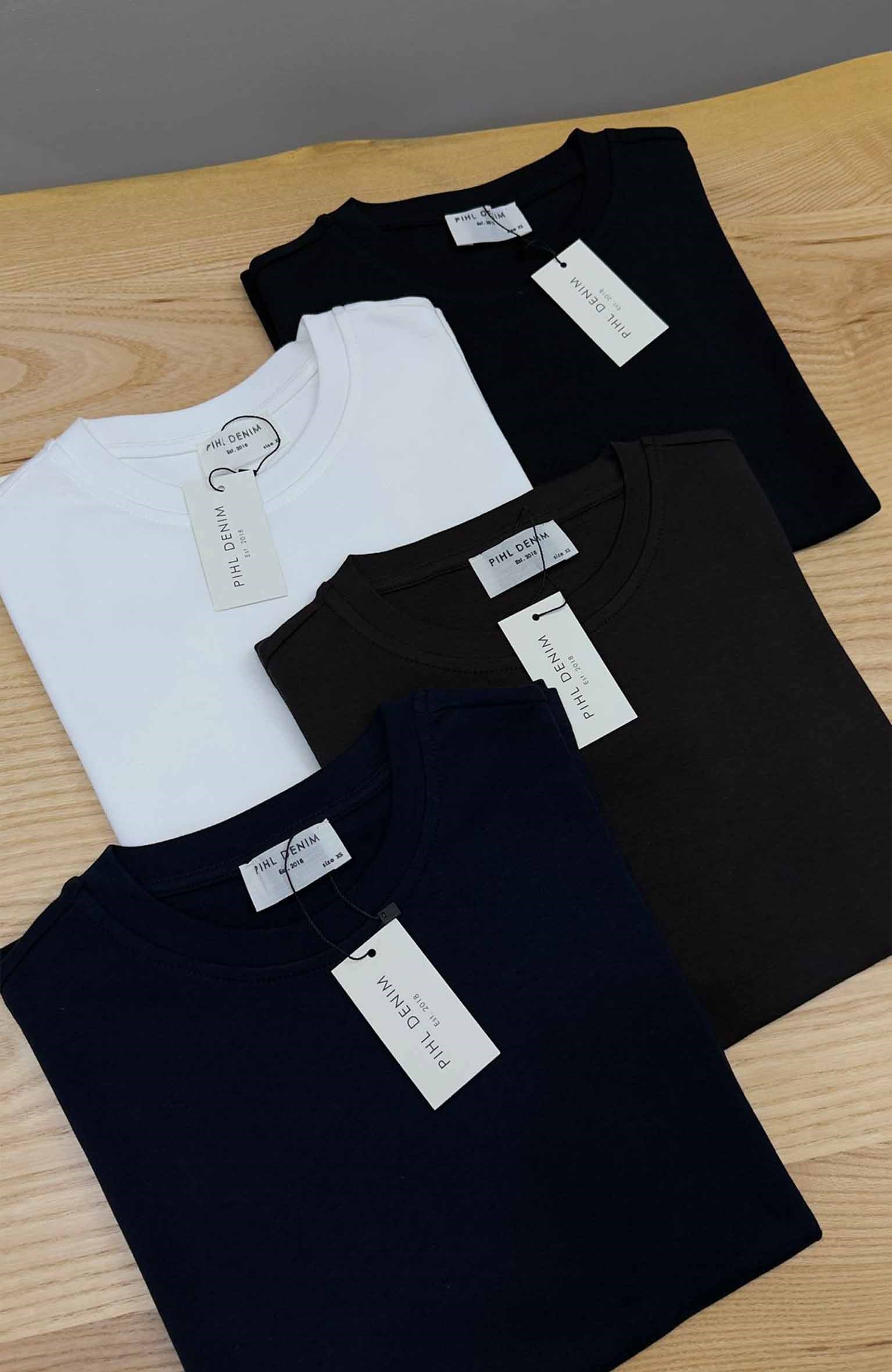 K4017  PIHL D. BİSİKLET YAKA T-SHIRT