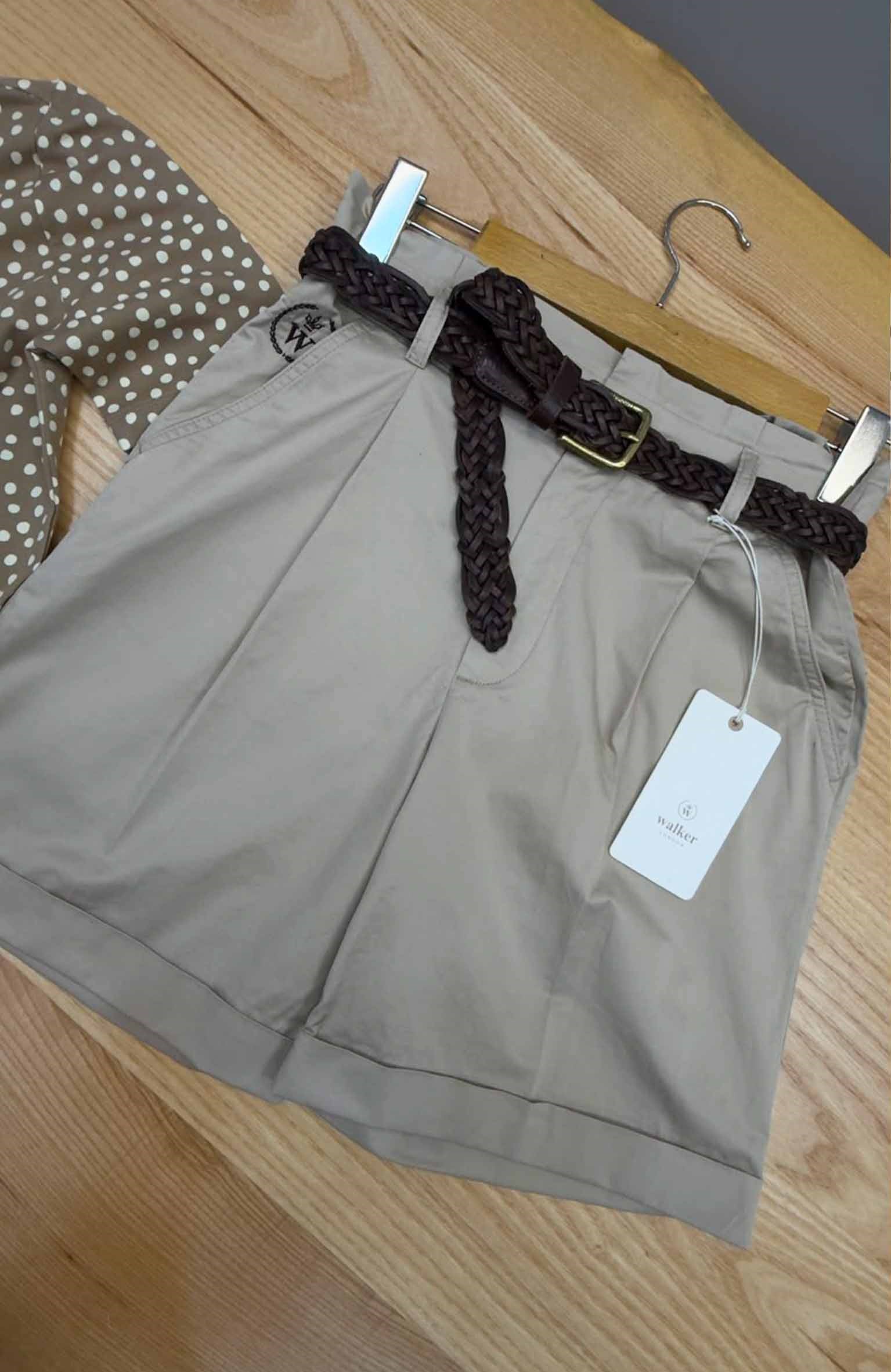 K4377 WLKR PAMUKLU BEJ ŞORT