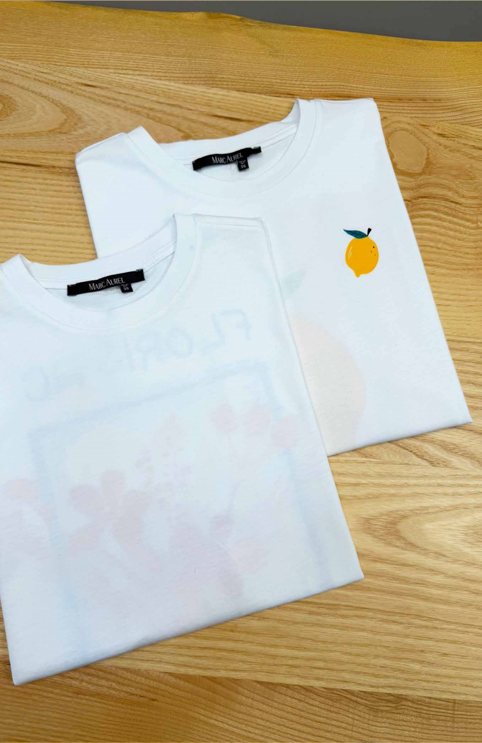 K4397 M.AUREL SIRT BASKI DETAYLI T-SHIRT