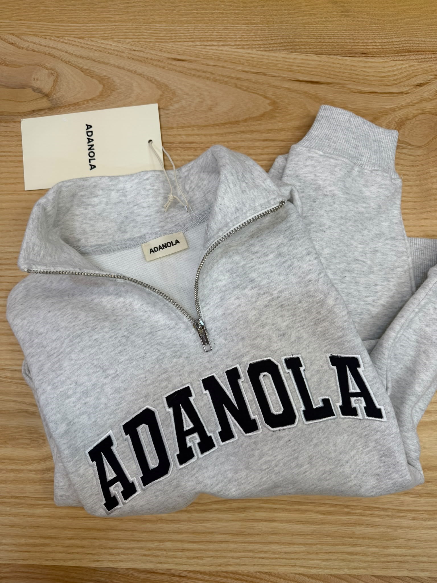 K4410 YARIM FERMUARLI GRİ OVERSIZE SWEAT