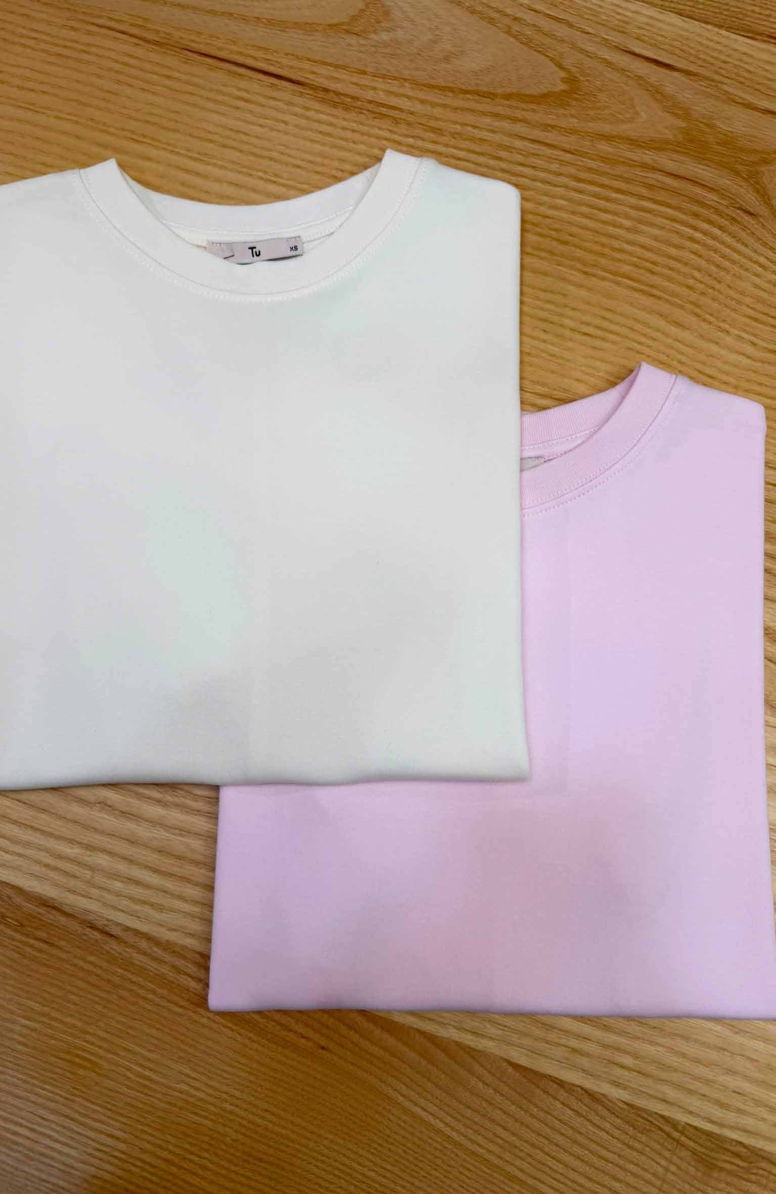 K4448 BİSİKLET YAKA PAMUKLU BASİC T-SHIRT