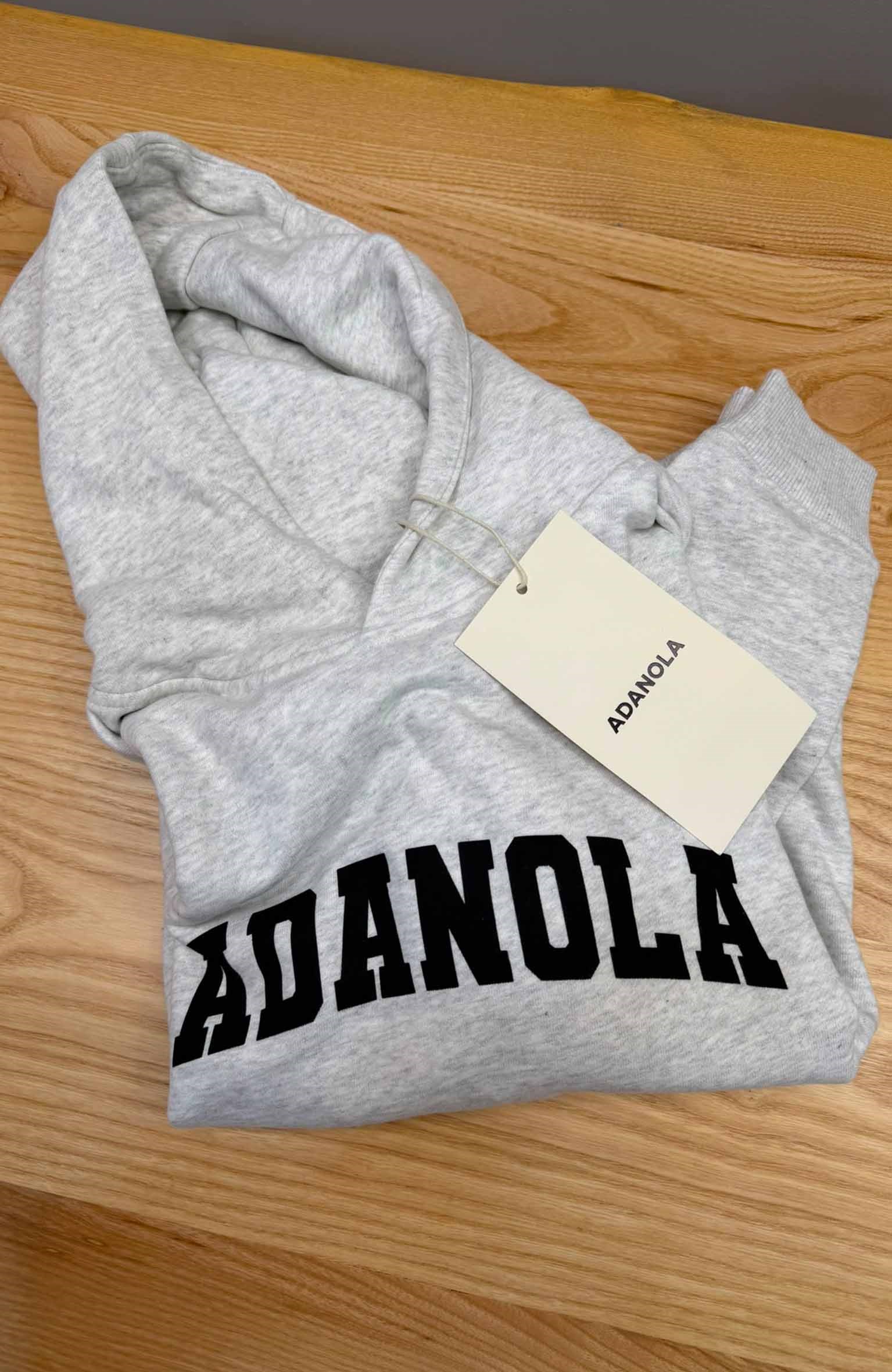 K4466 KAPÜŞONLU BASKILI GRİ OVERSIZE SWEAT