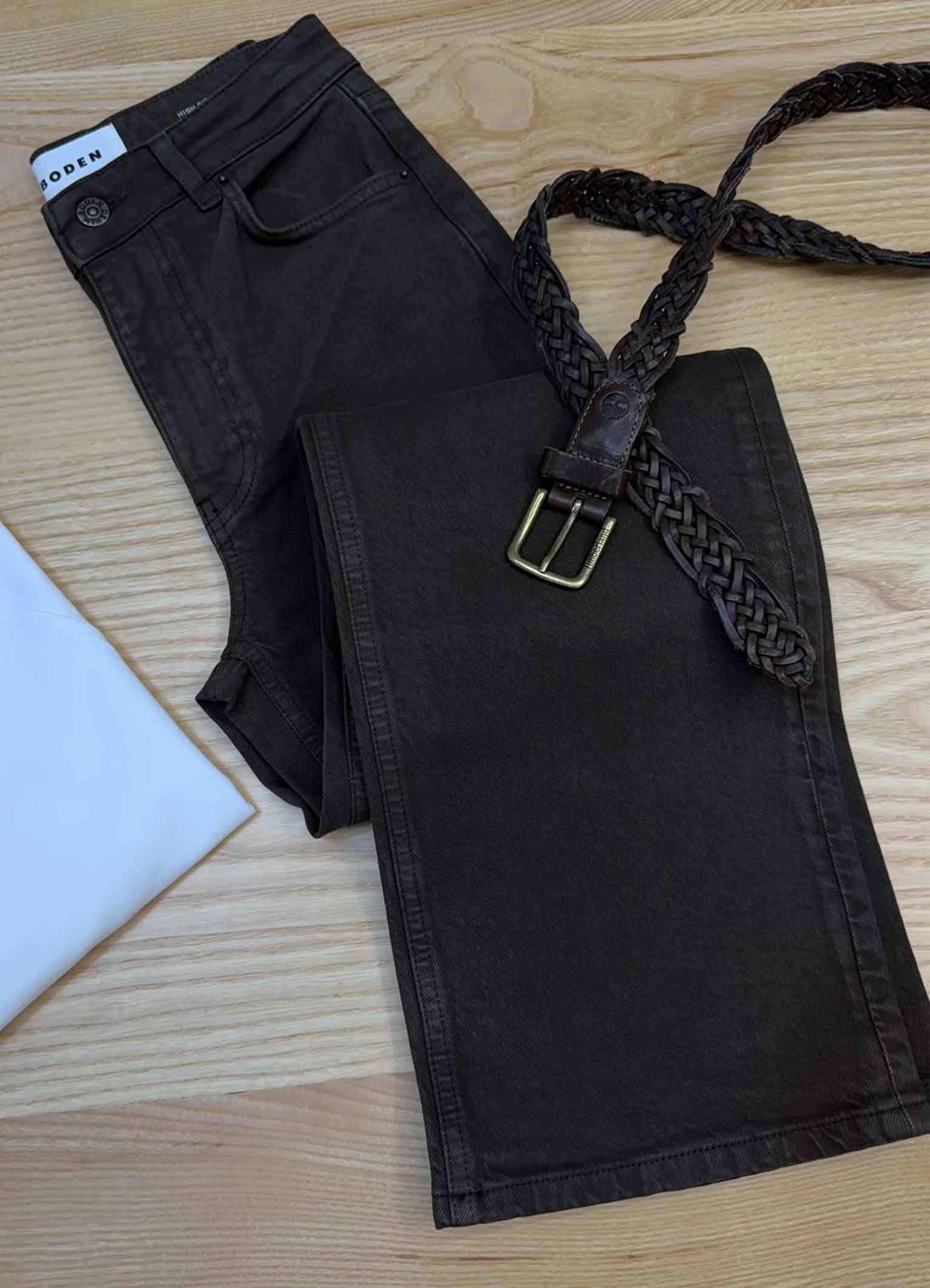 K4655 BO.DN HİGH RİSE ACI KAHVE PANTOLON