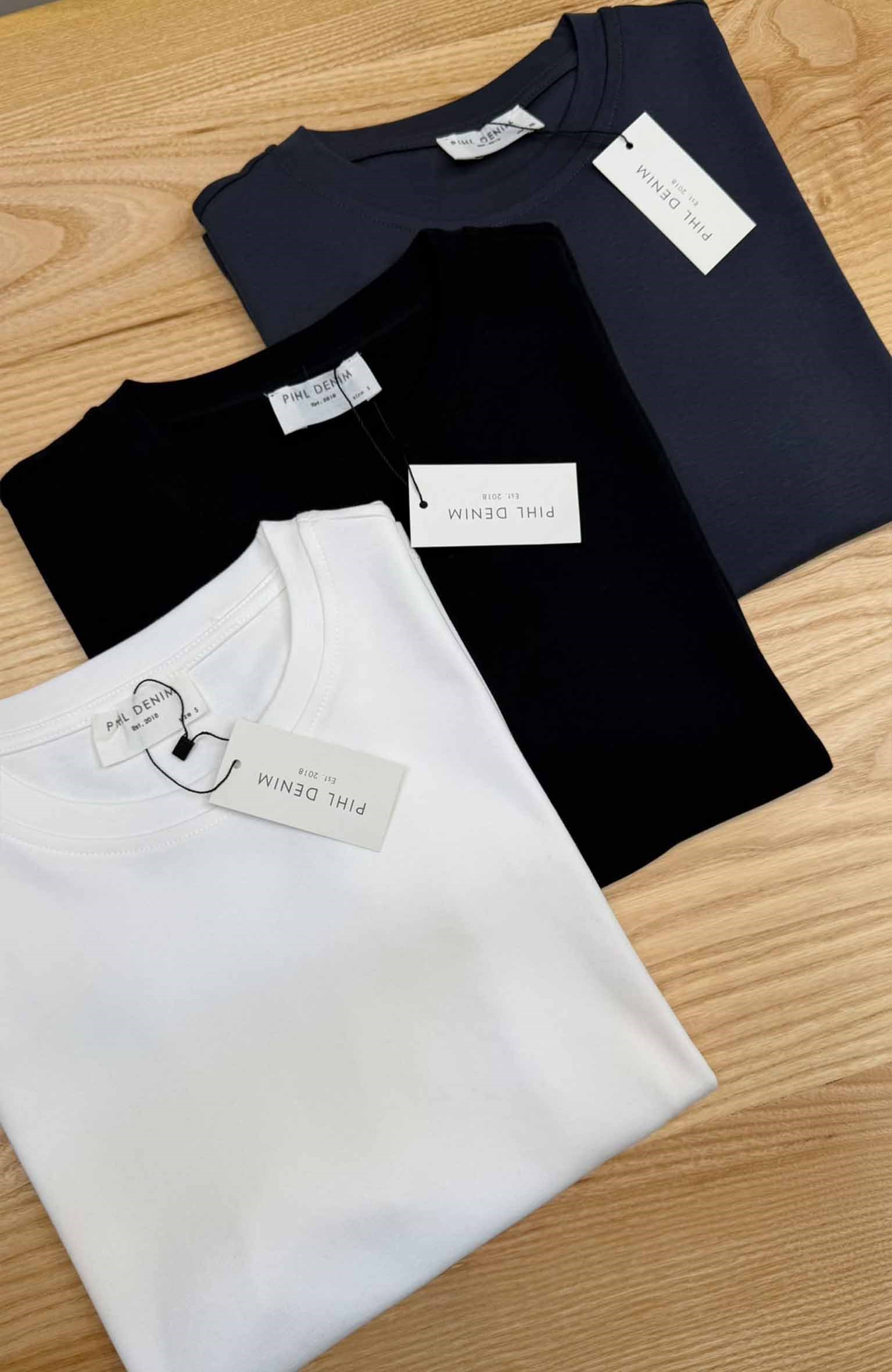 K4777 PIHL D. BİSİKLET YAKA T-SHIRT