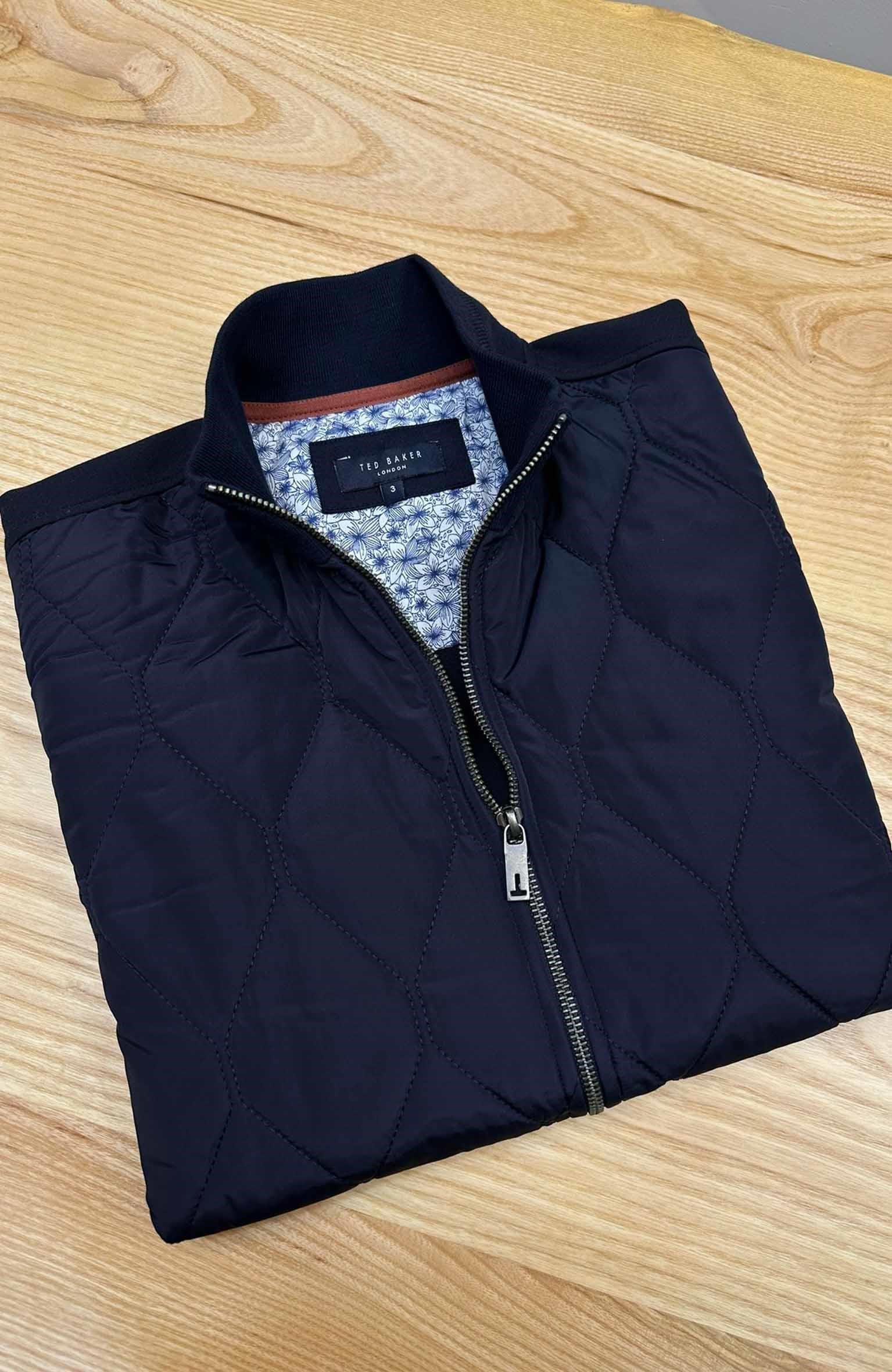 MEN1225 T.BKR PAMUKLU KAPİTONE TAM FERMUARLI LACİVERT CEKET