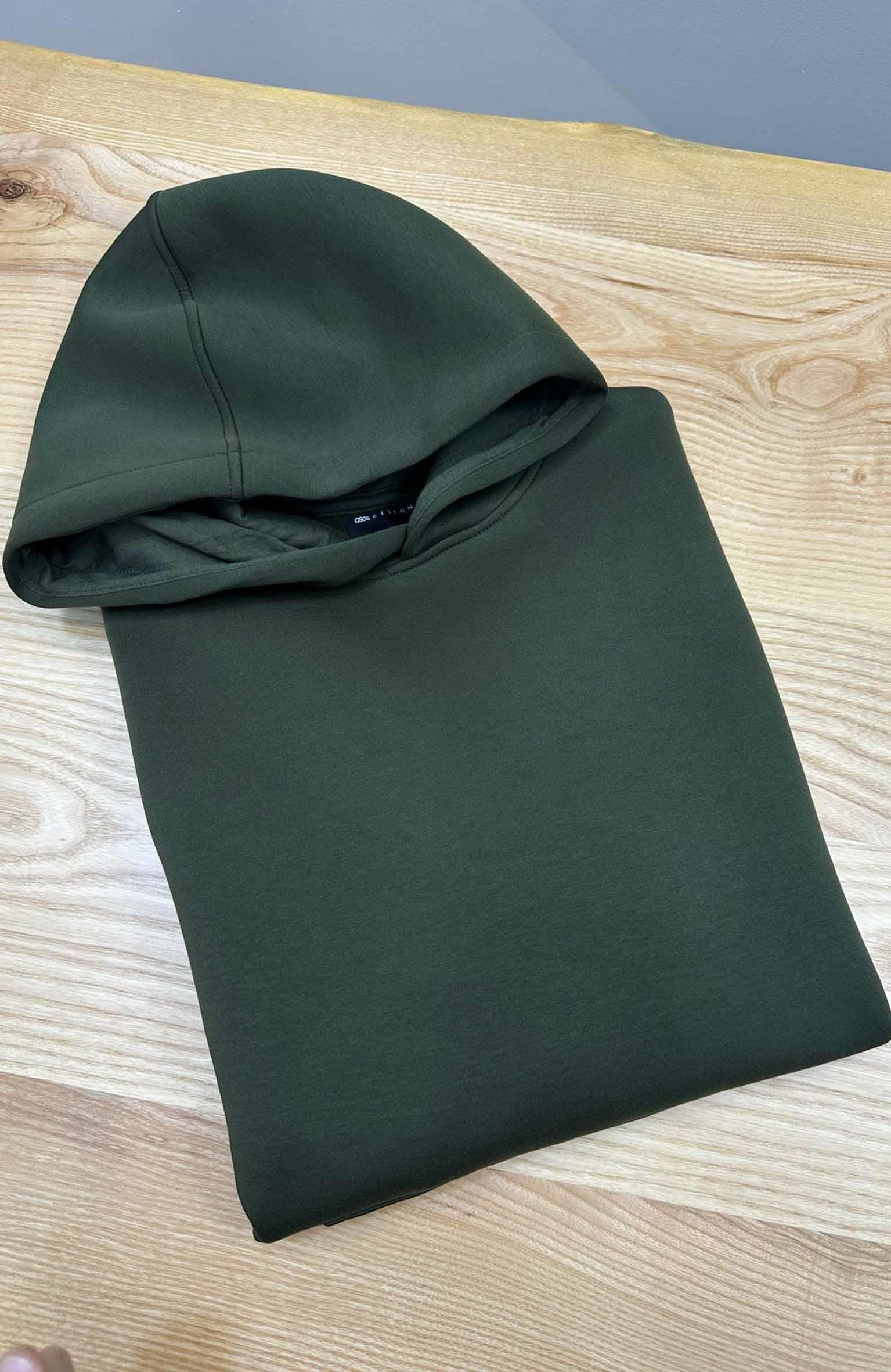 MEN1226 AS.OS ÇİFT KATLI KAPÜŞONLU HAKİ SWEAT
