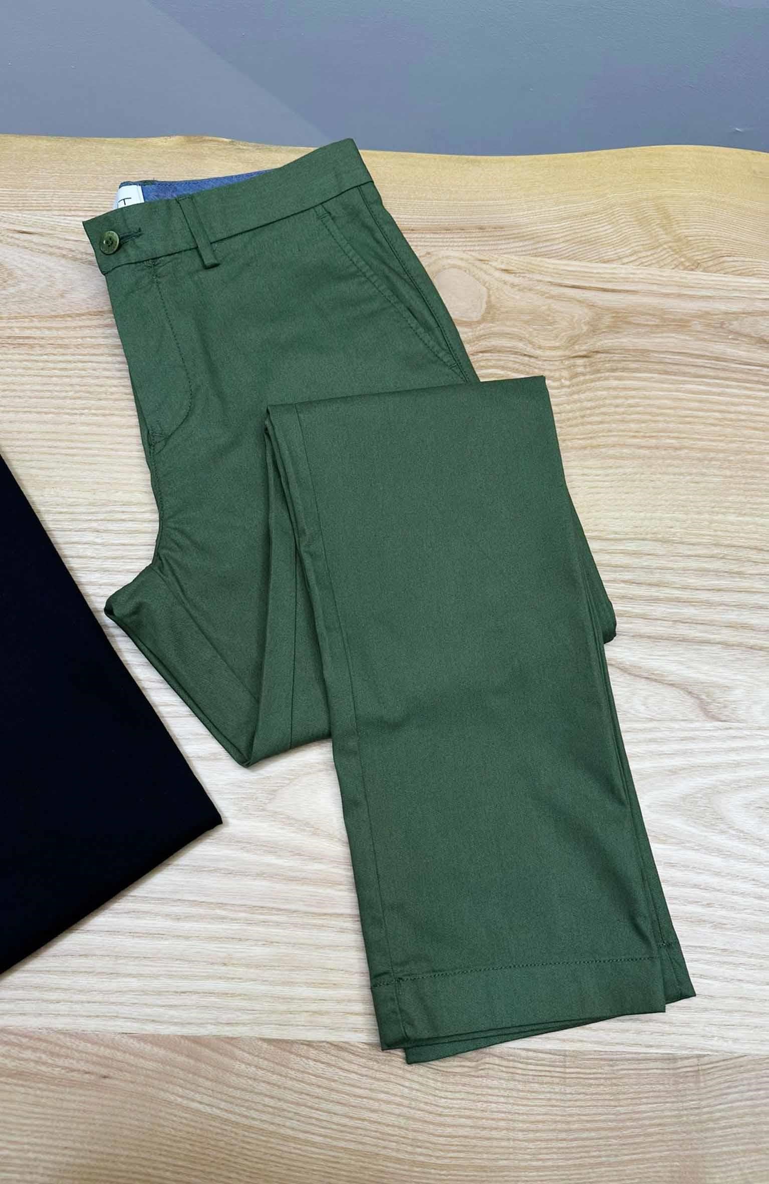 MEN1299 GNT SLİM FİT YEŞİL PANTOLON